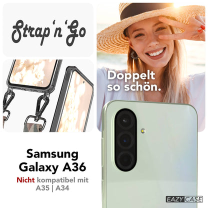 Samsung Galaxy A36 Handykette mit Boho Band verstellbar 