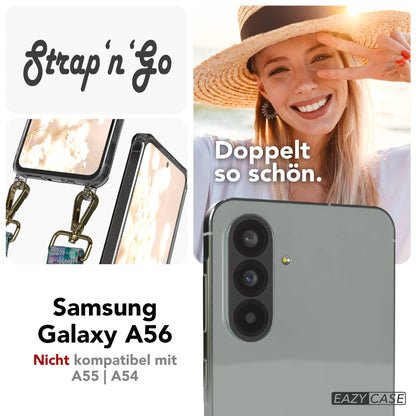 Samsung Galaxy A56 Handykette mit verstellbarem Boho Band Set 