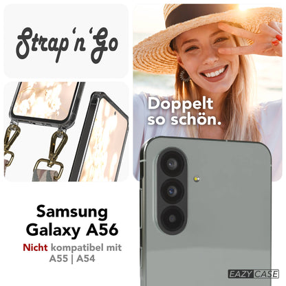 Samsung Galaxy A56 Handykette mit verstellbarem Boho Band Set 