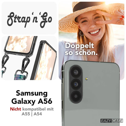 Samsung Galaxy A56 Handykette mit verstellbarem Boho Band Set 