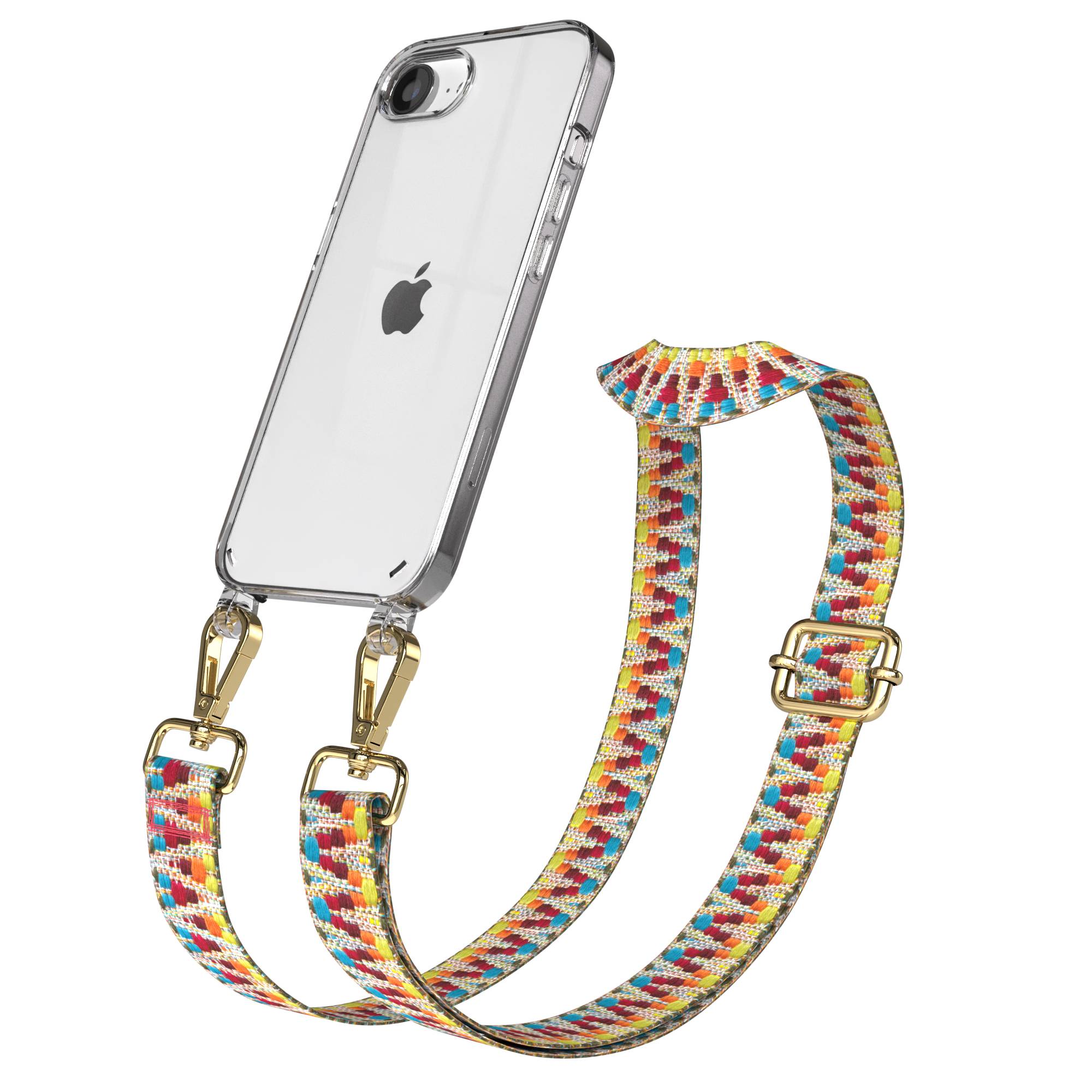 iPhone 16e Handykette mit verstellbarem Boho Band von EAZY CASE 