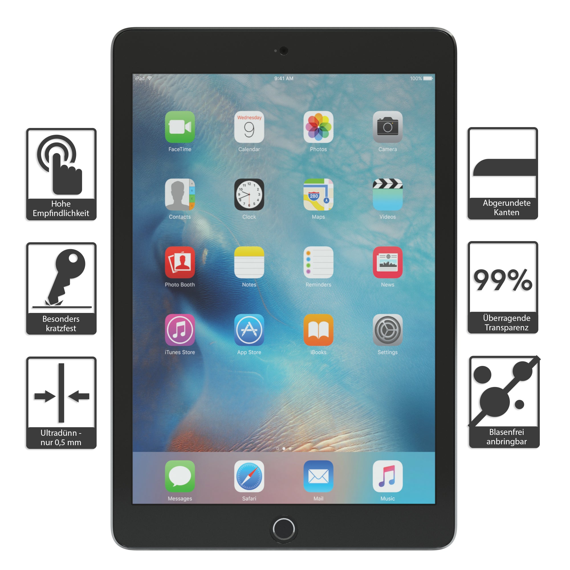 iPad Mini 4 Glasfolie