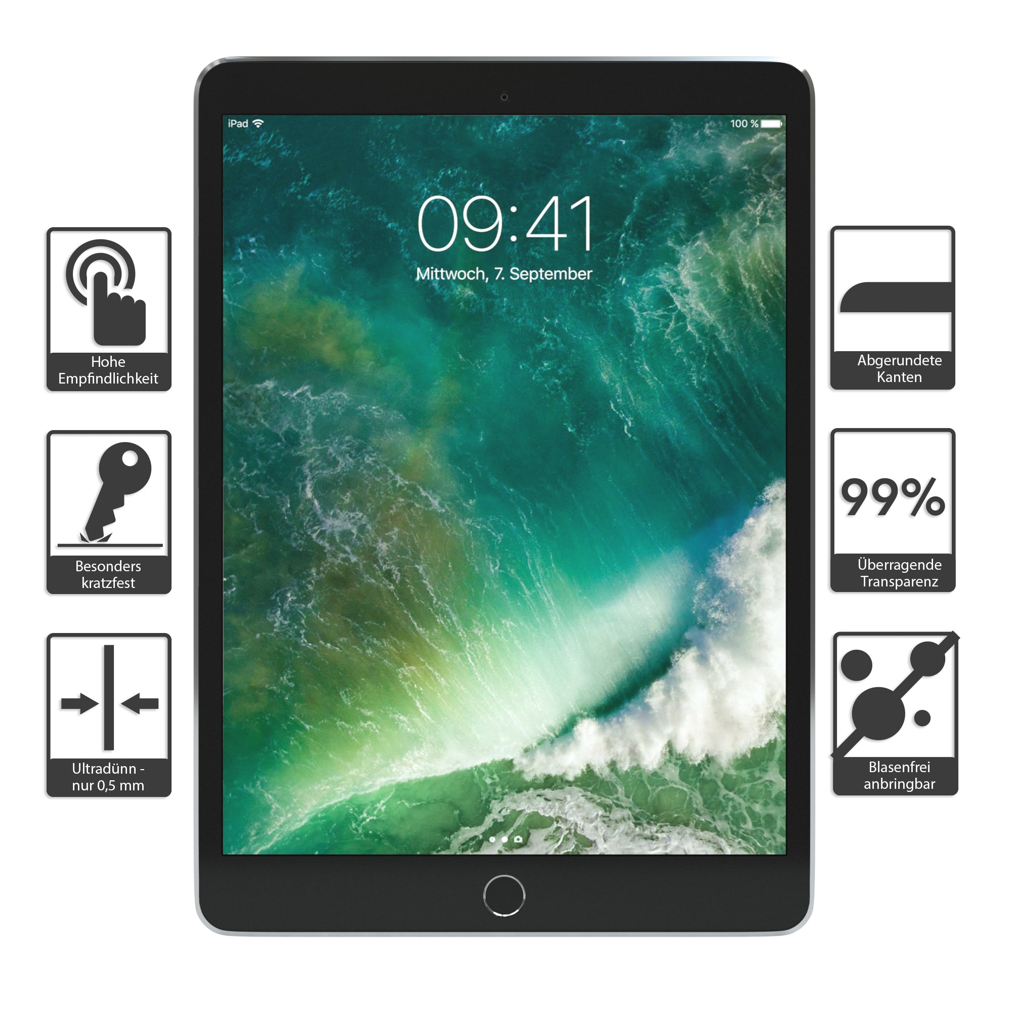 iPad Air 2 Glasfolie
