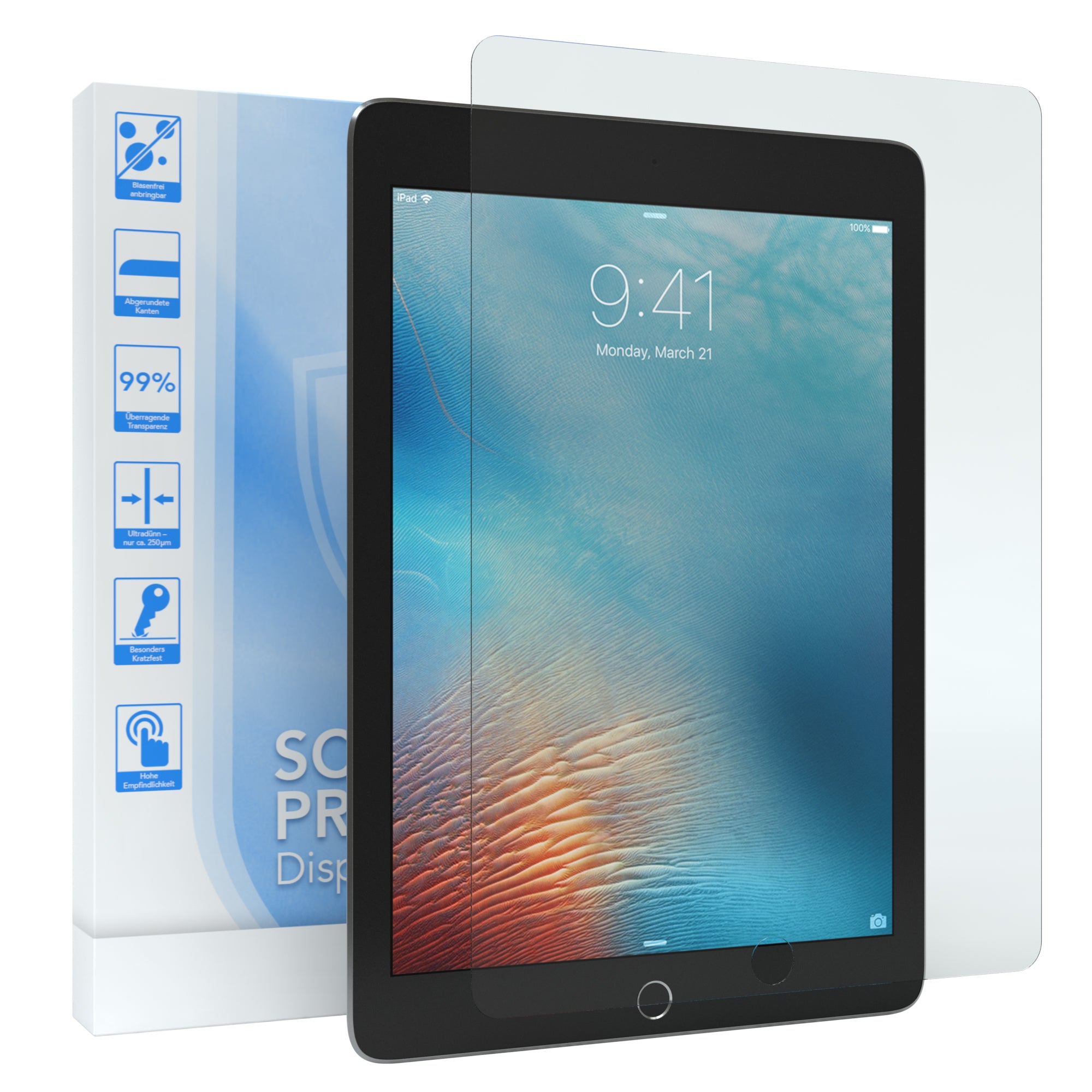 iPad Pro 9,7" (2016) Glasfolie