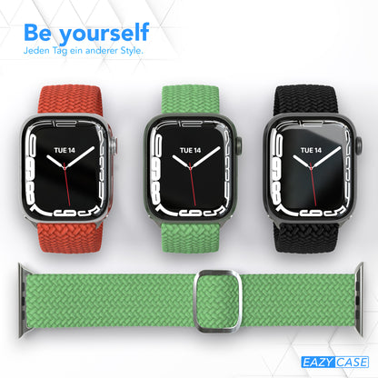 Apple Watch Armband geflochten Edelstahl Magnetverschluss EAZY CASE Wristband 