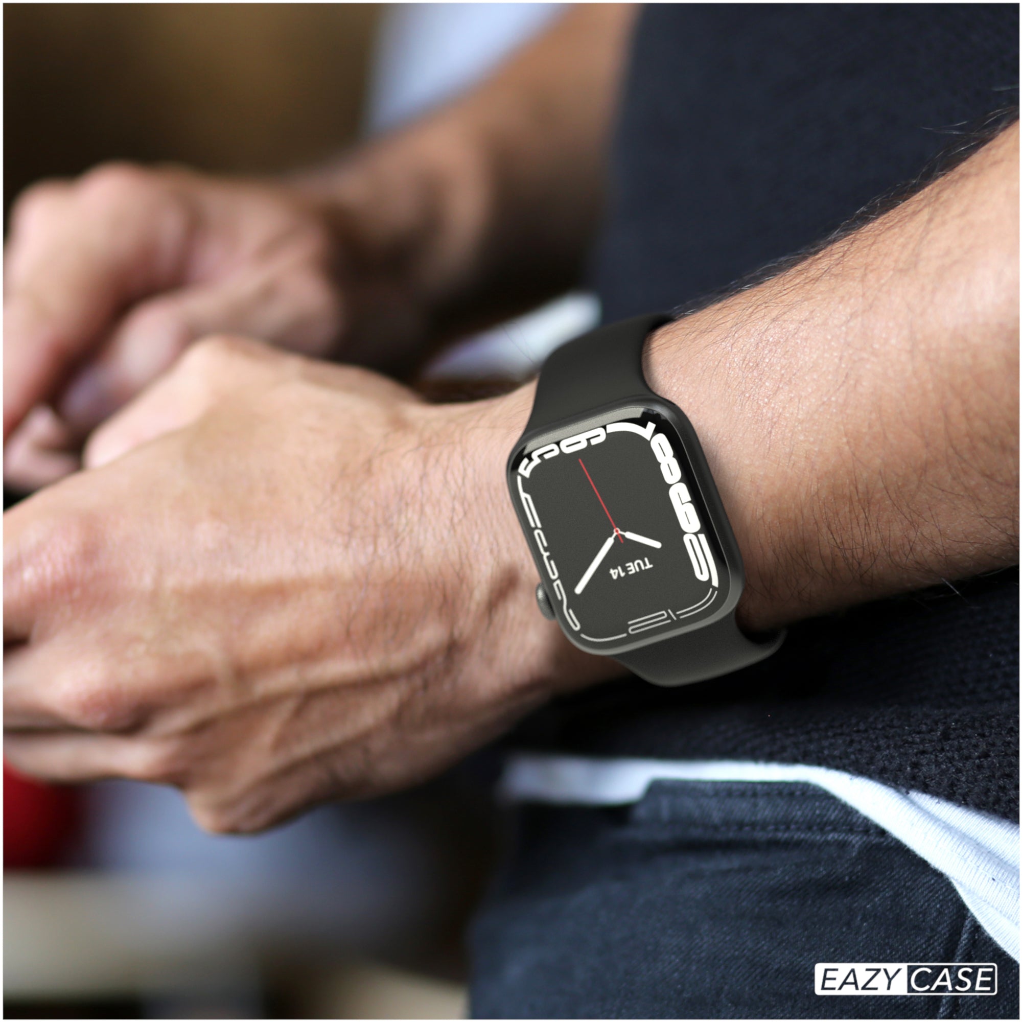 Apple Watch Silikon Armband mit Schnellverschluss von EAZY CASE 