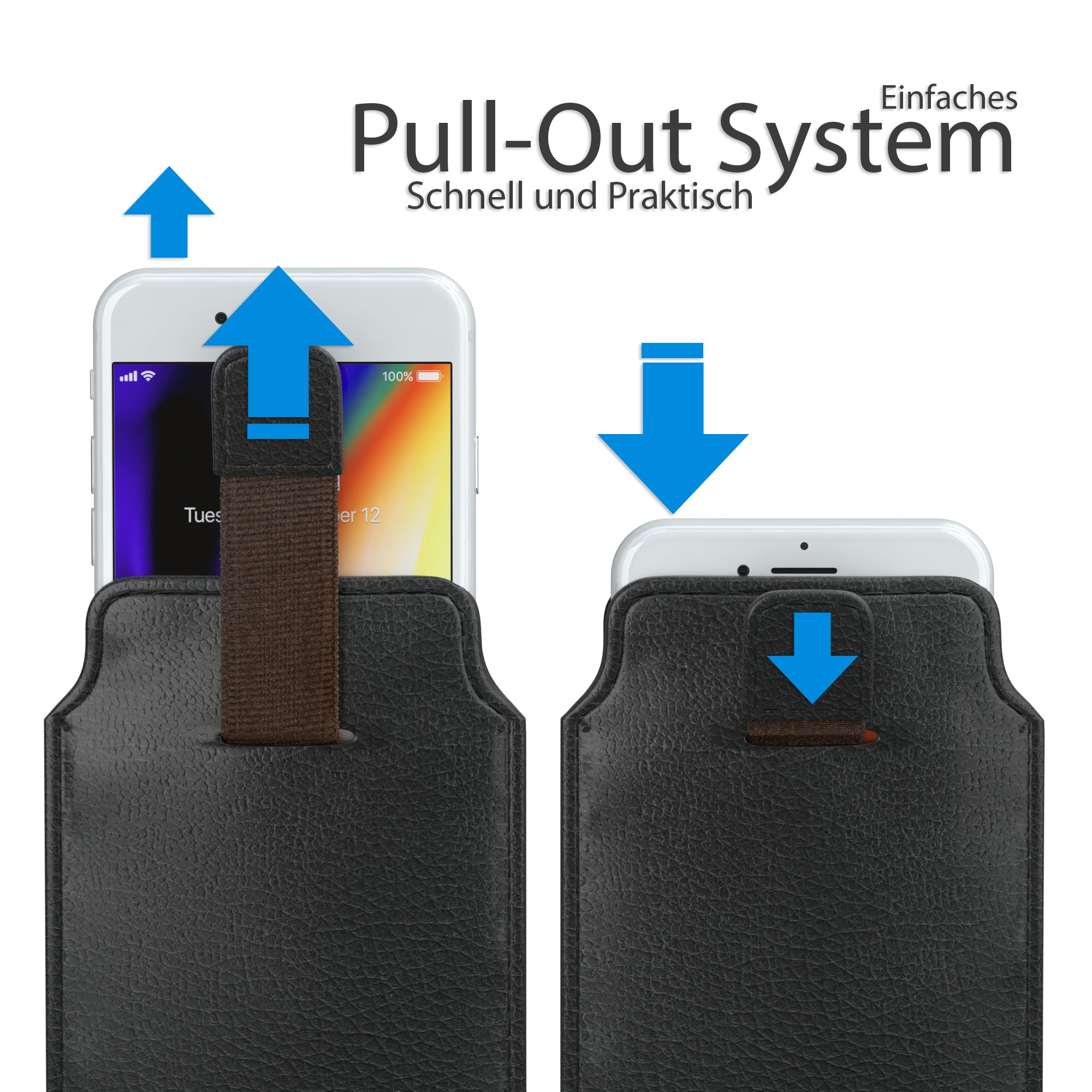 Universal Pull-Out Case Schwarz