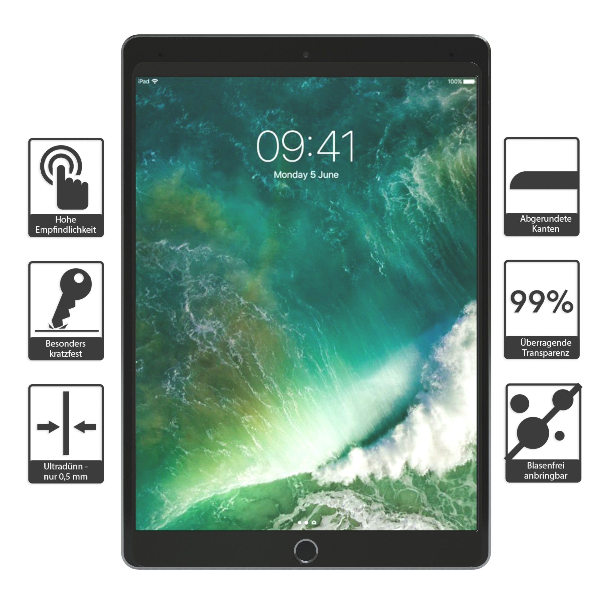 iPad Pro 10,5“ Glasfolie