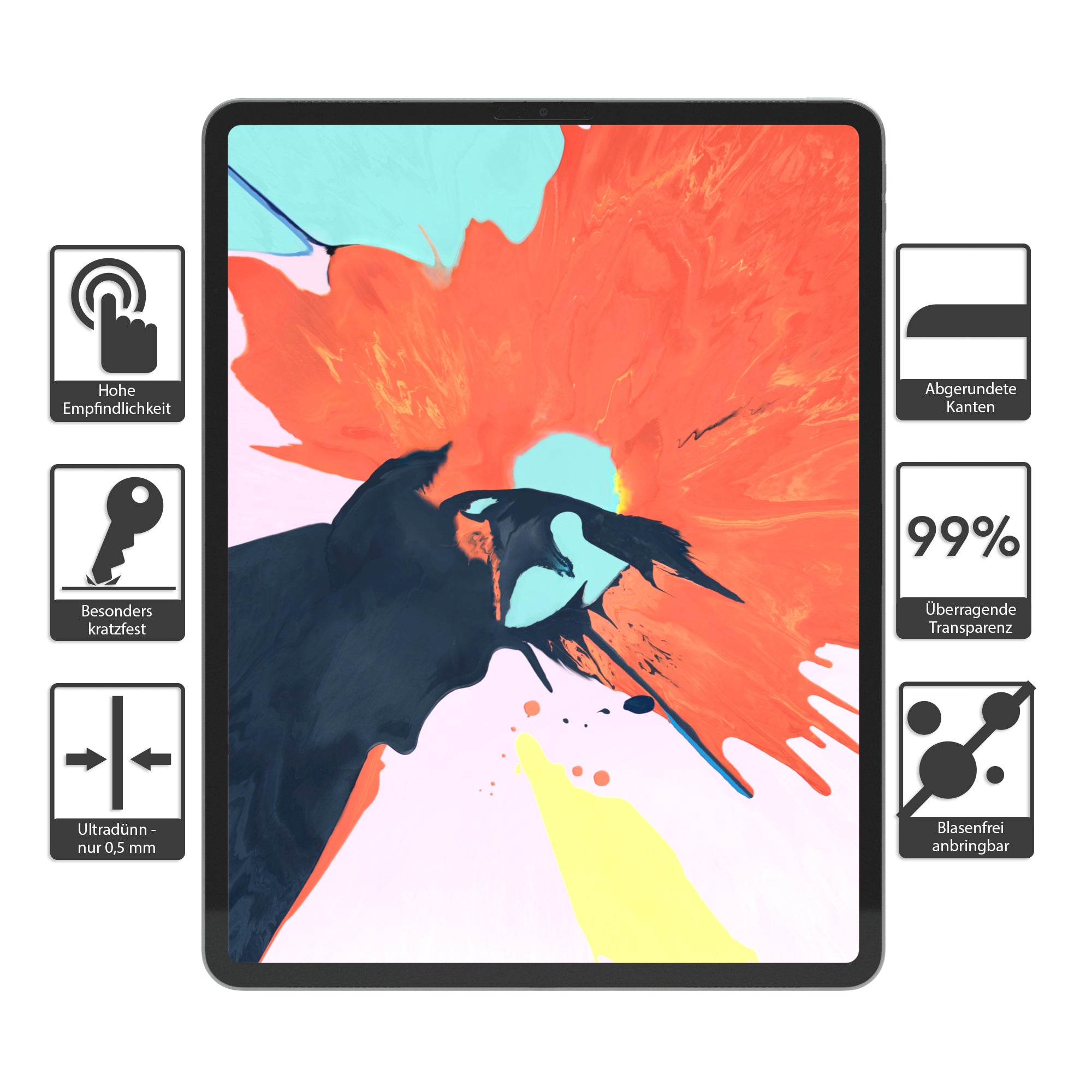 iPad Pro 12,9 (2018) Glasfolie