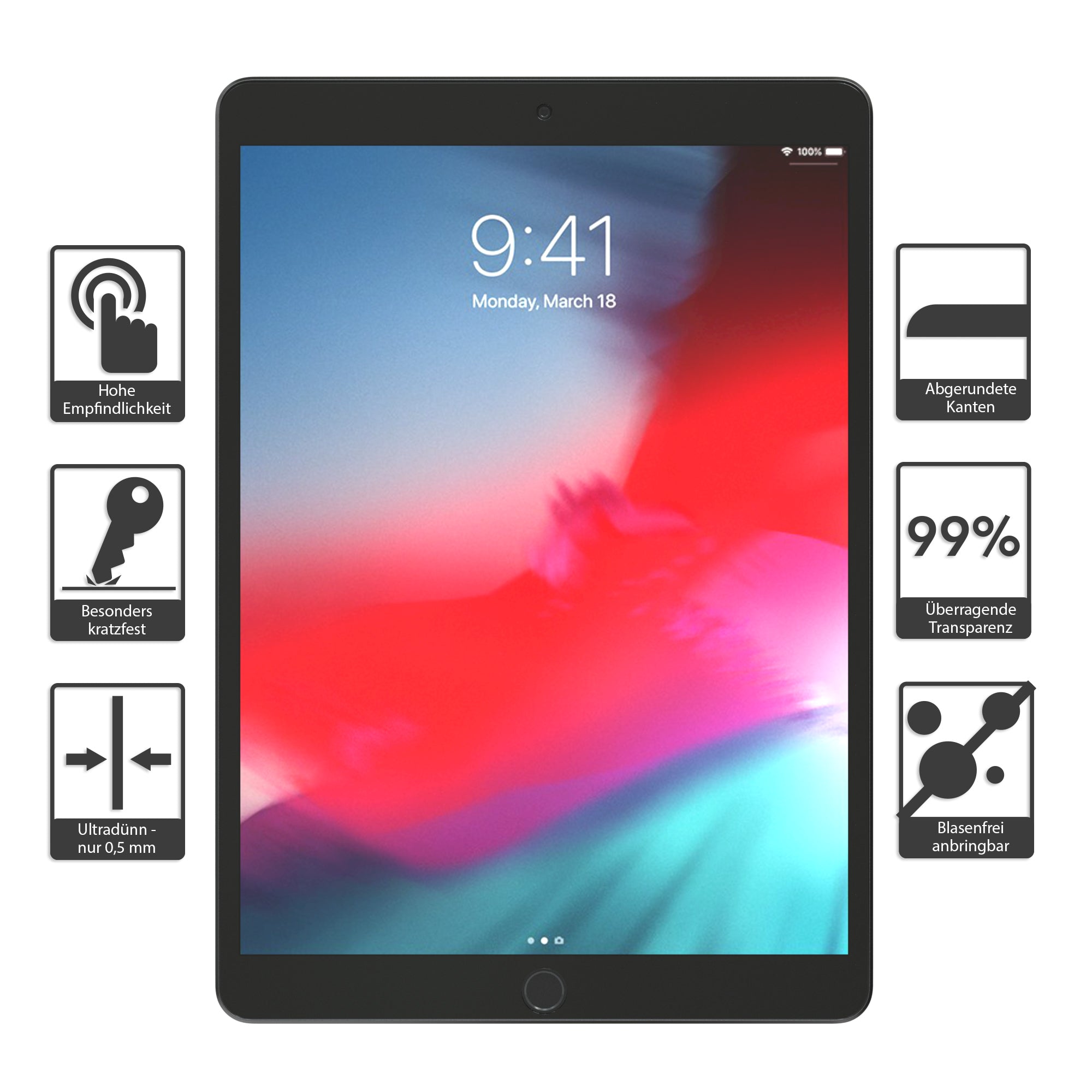 iPad Air 3 (2019) Glasfolie