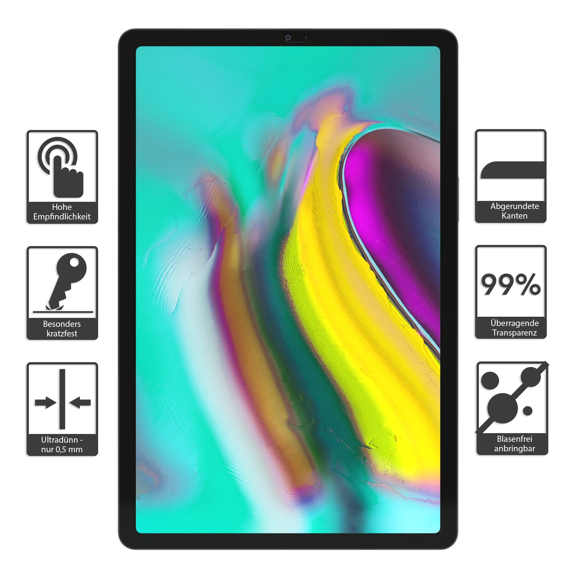 Galaxy Tab S5e Glasfolie