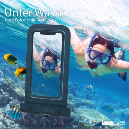 Universal Premium Wasserdichte Handytasche Schwarz