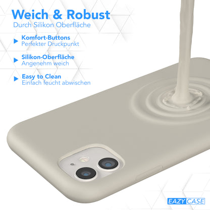 Apple iPhone 11 Premium Silikonhülle mit Kameraschutz von EAZY CASE 