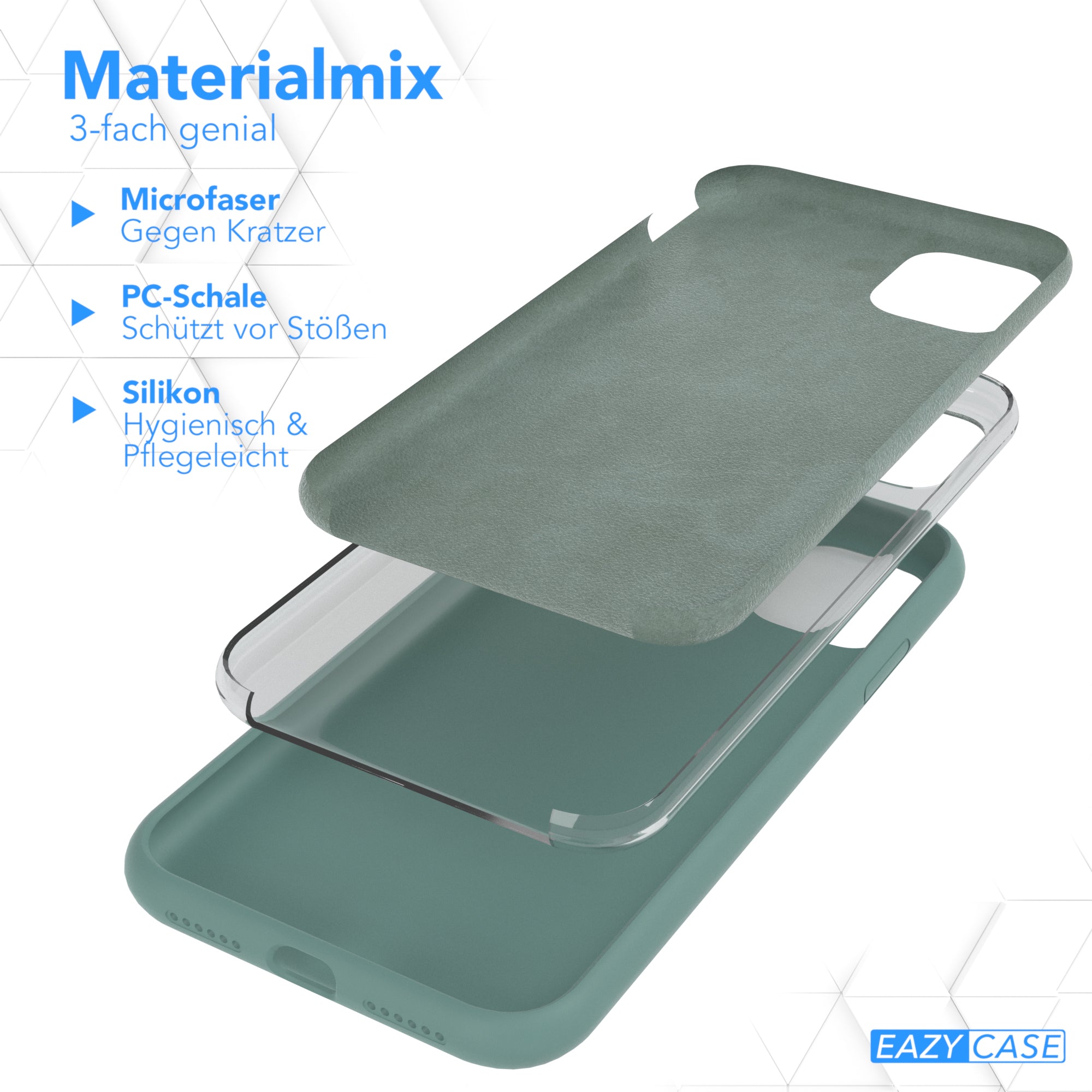 Apple iPhone 11 Premium Silikonhülle mit Kameraschutz von EAZY CASE 