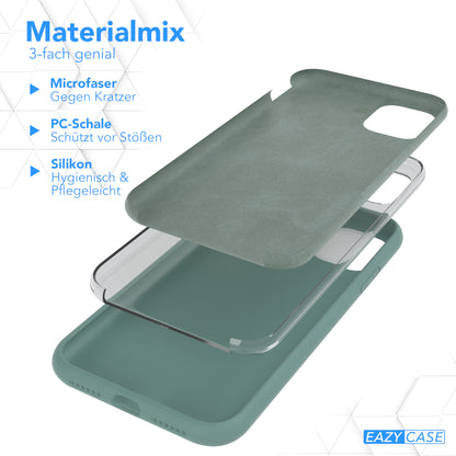 Apple iPhone 11 Premium Silikonhülle mit Kameraschutz von EAZY CASE 