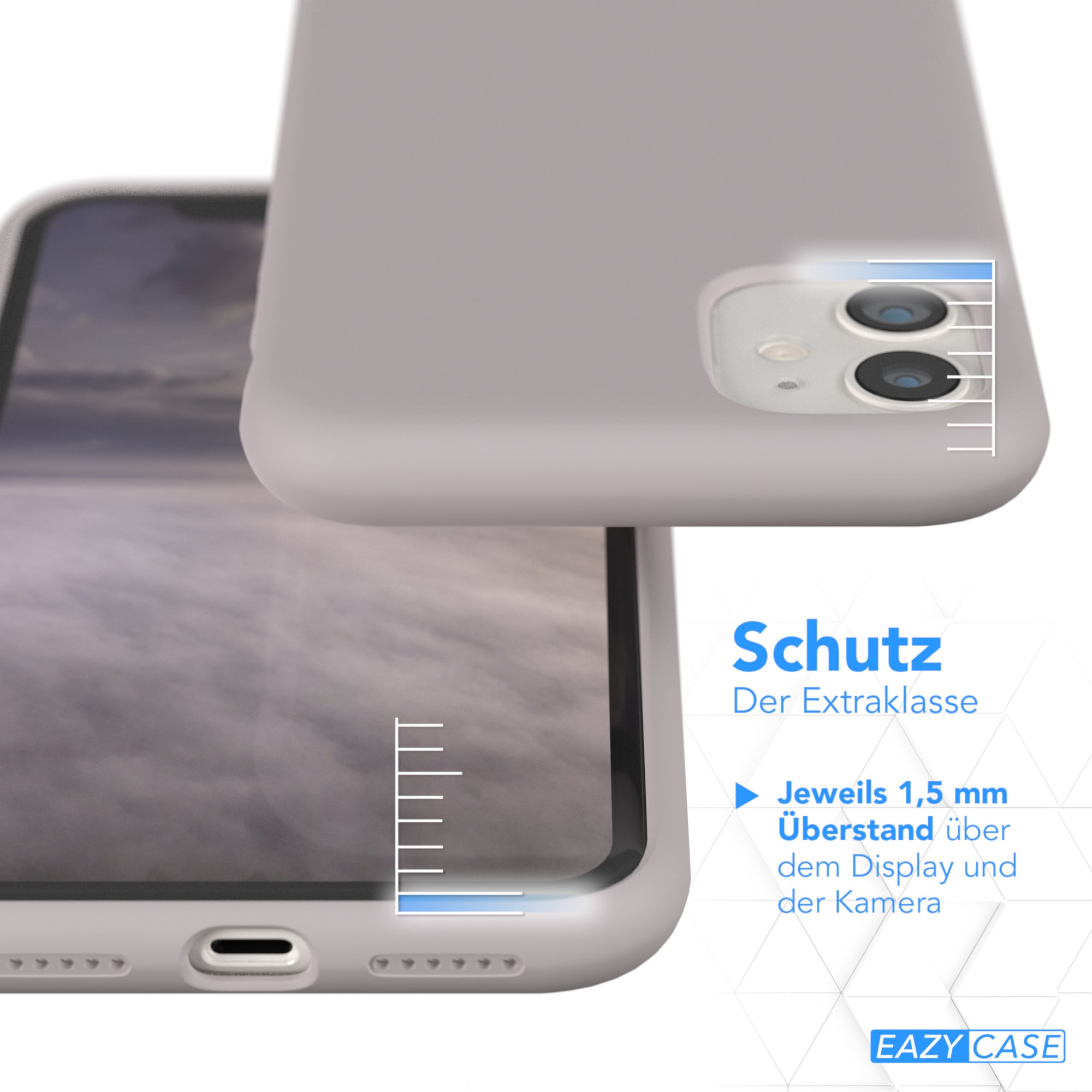 Apple iPhone 11 Premium Silikonhülle mit Kameraschutz von EAZY CASE 