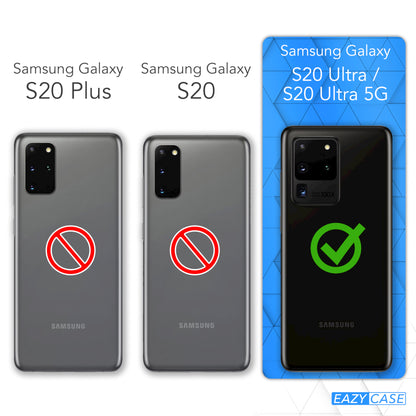 Galaxy S20 Ultra / 5G transparente Hülle + Kordel