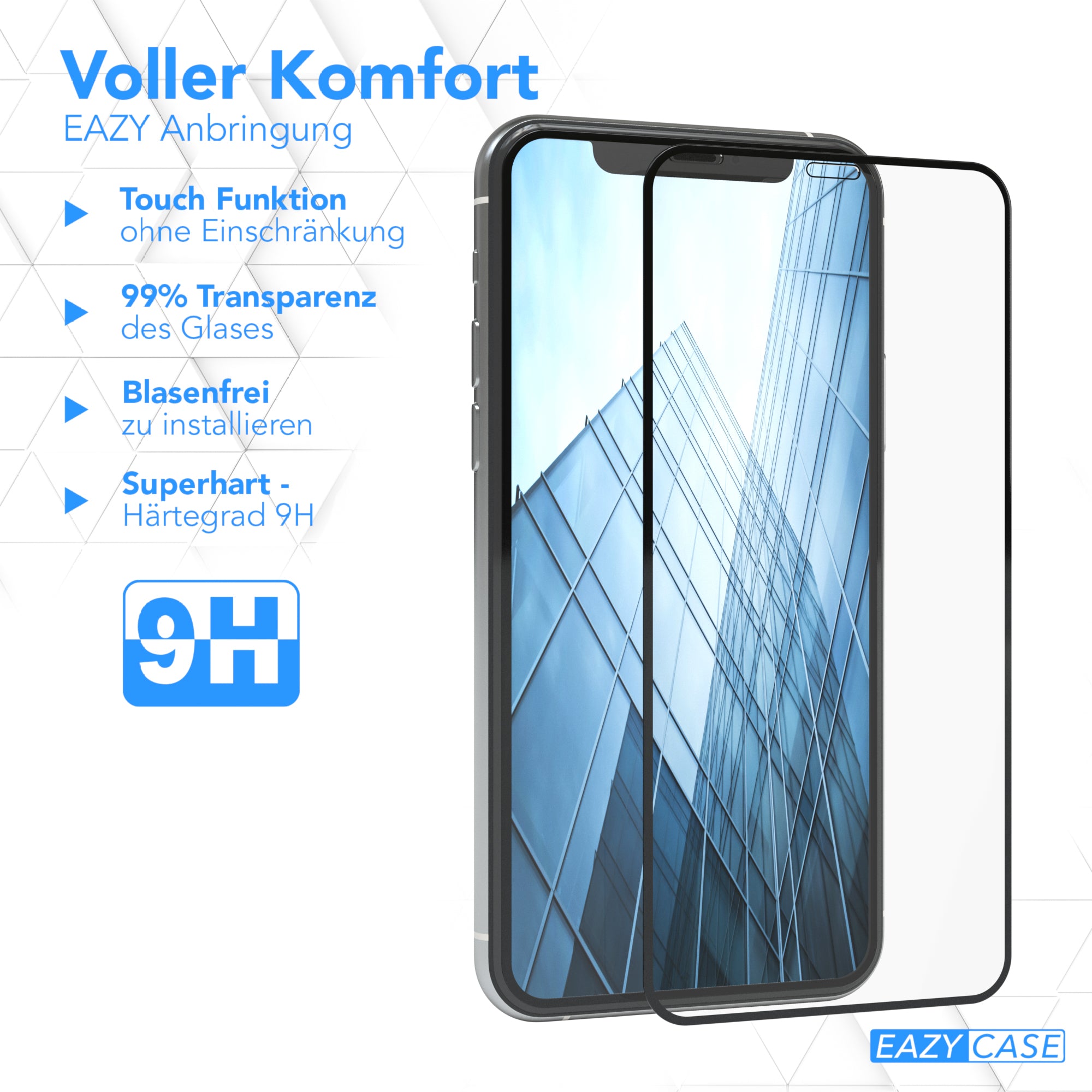 2x iPhone X / XS / 11 Pro Glasfolie