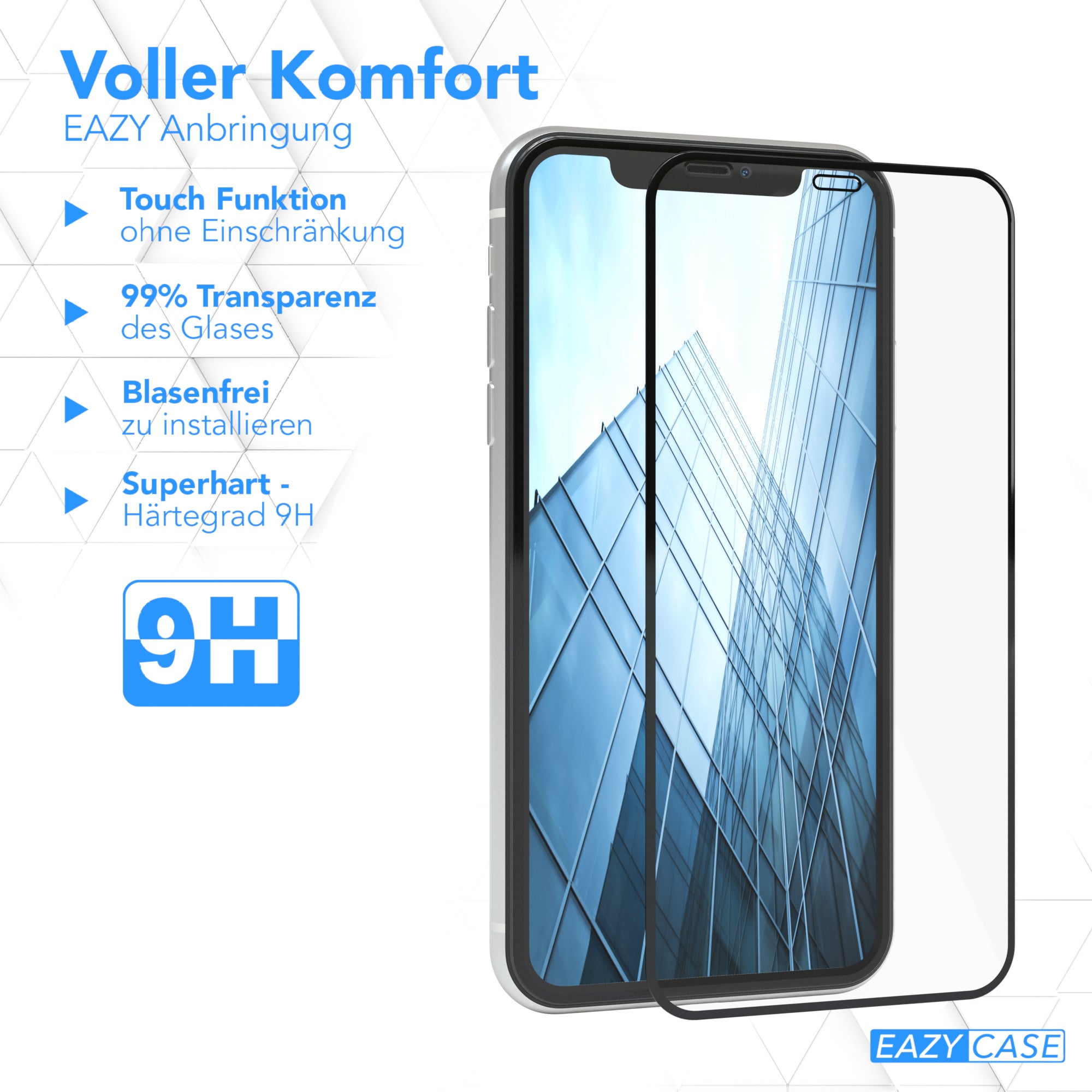 2x iPhone XR / 11 Glasfolie