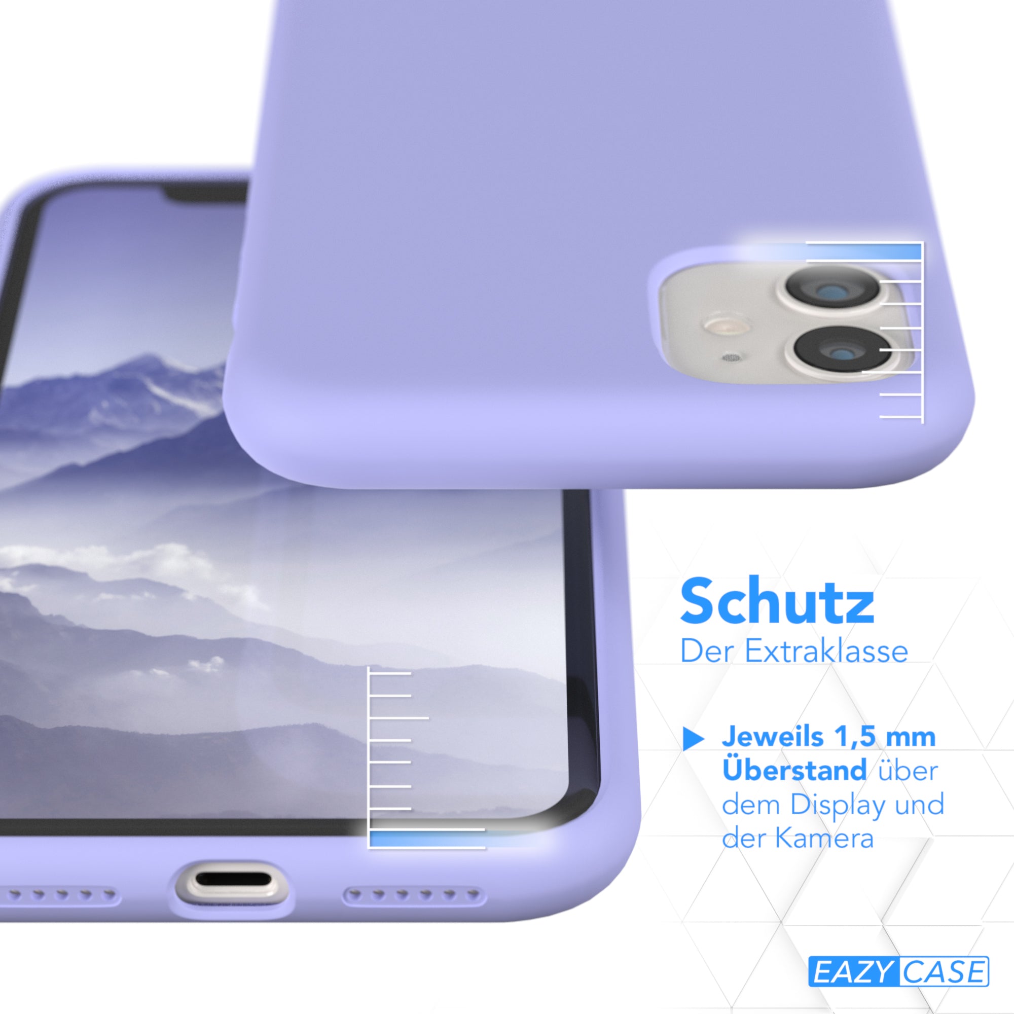 Apple iPhone 11 Premium Silikonhülle mit Kameraschutz von EAZY CASE 