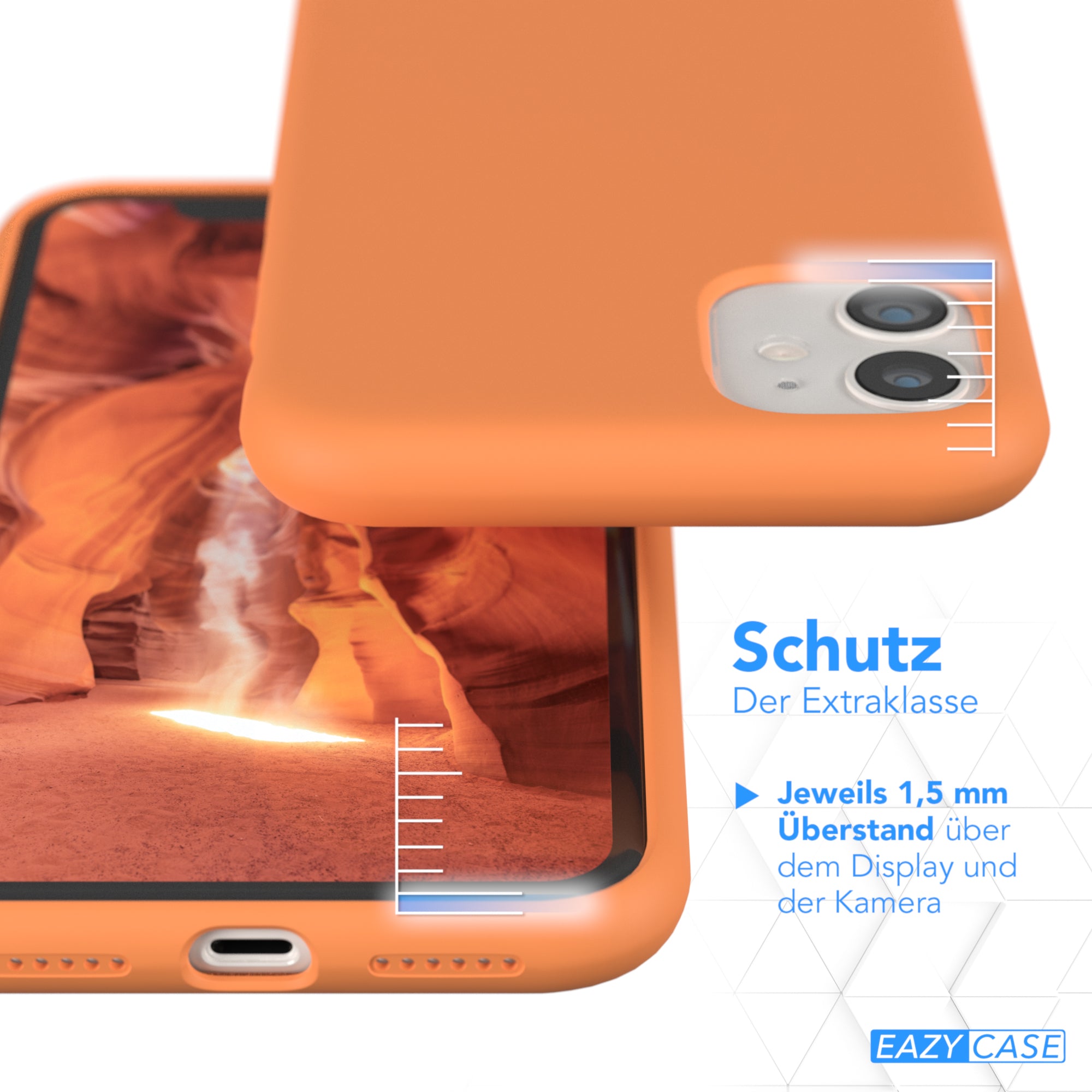 Apple iPhone 11 Premium Silikonhülle mit Kameraschutz von EAZY CASE 