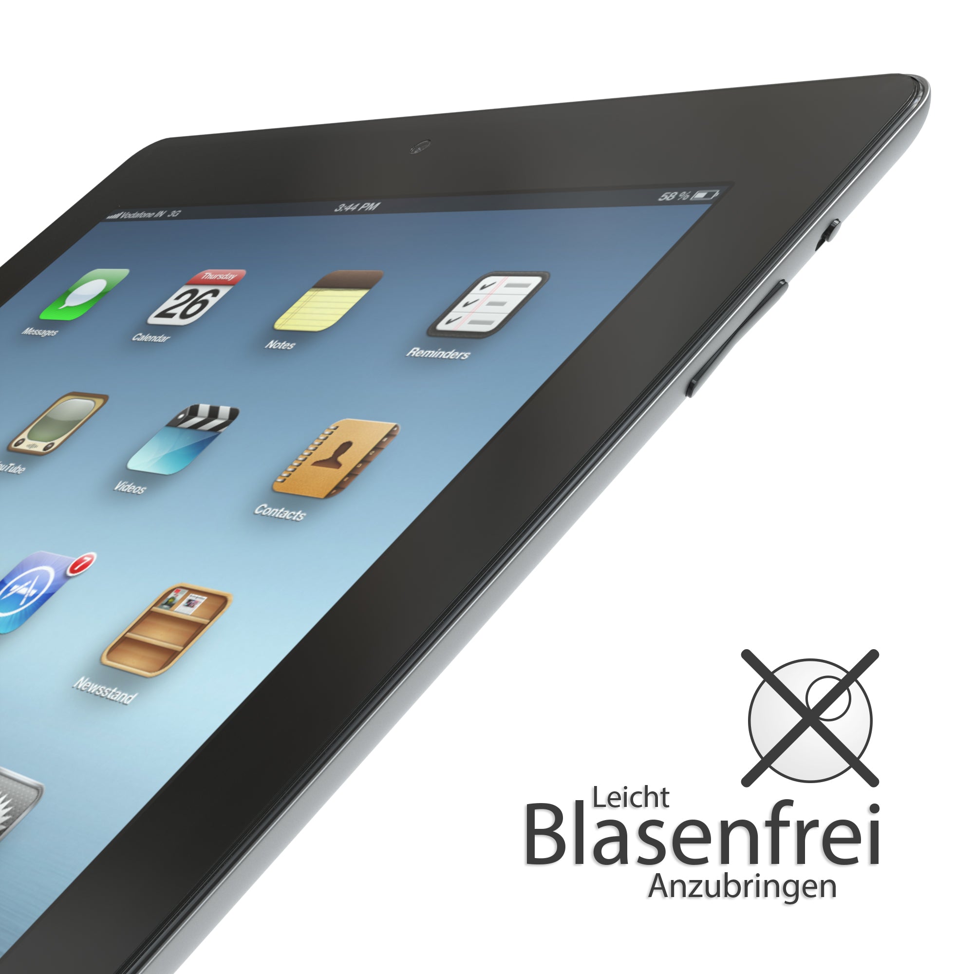 iPad 2 / 3 / 4 Glasfolie