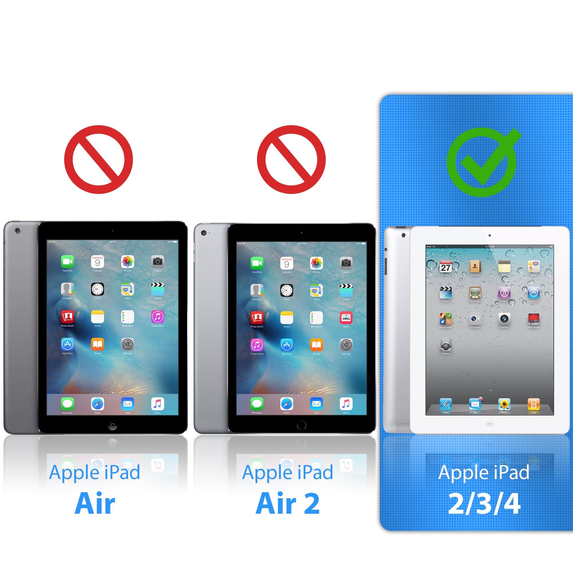 iPad 2 / 3 / 4 Glasfolie