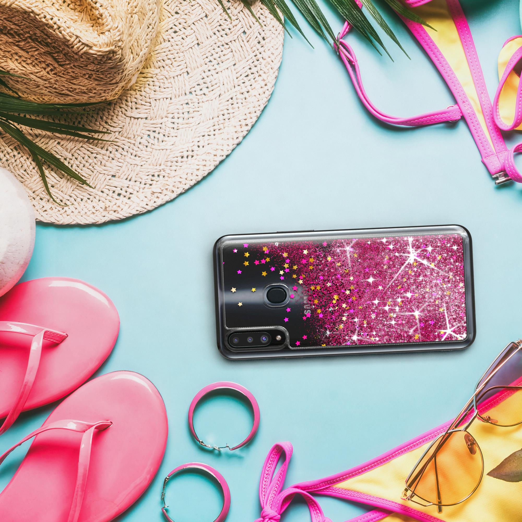 Galaxy A20s Glitzerhülle