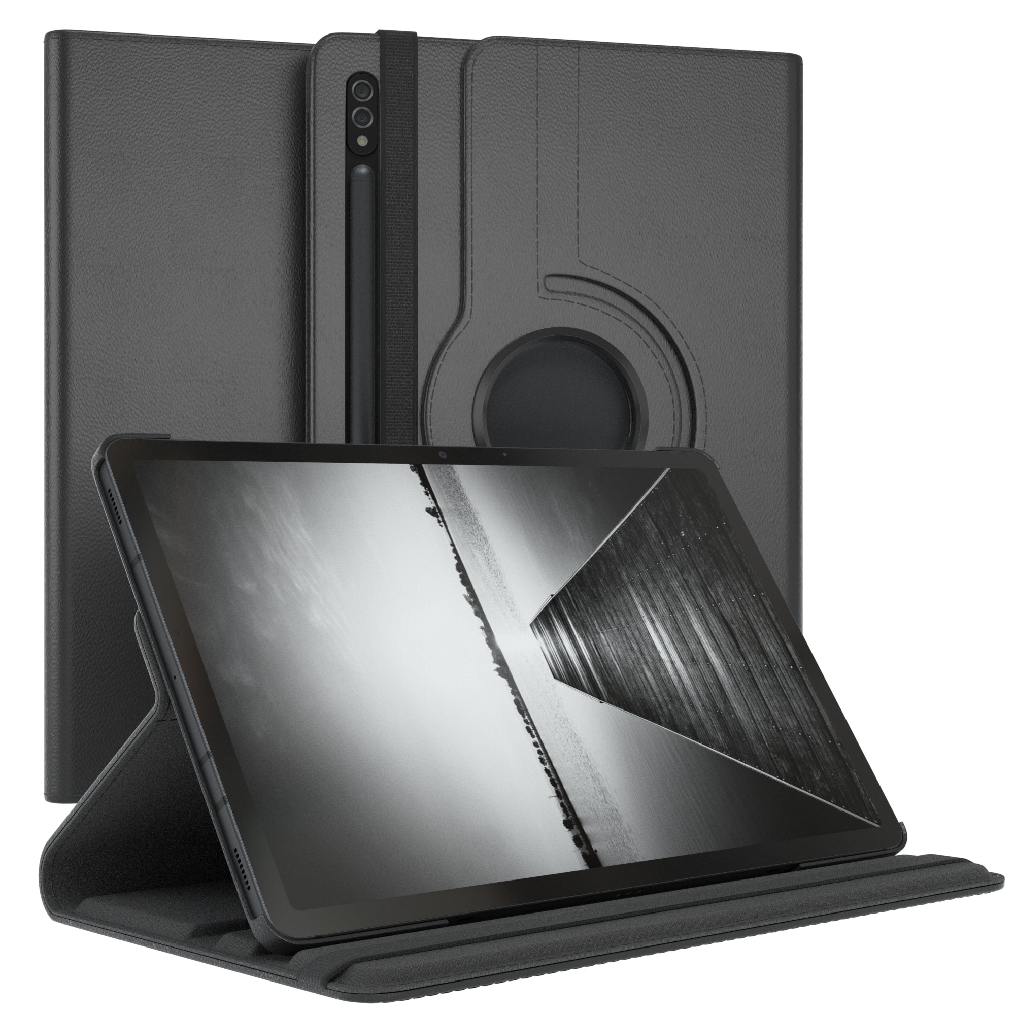 Samsung Galaxy Tab S7 drehbare Tablethülle mit 360 Grad Rotation 