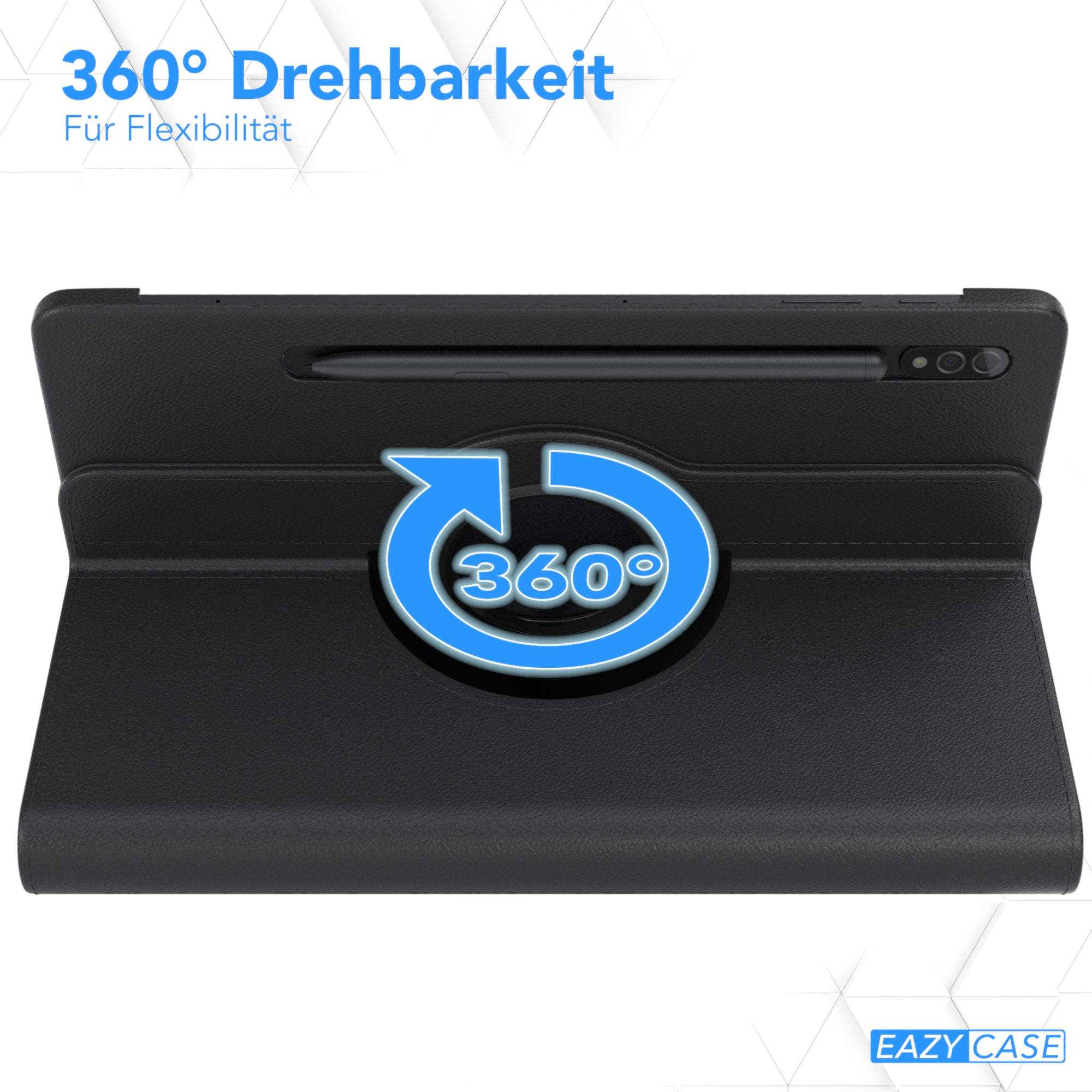 Samsung Galaxy Tab S7 drehbare Tablethülle mit 360 Grad Rotation 