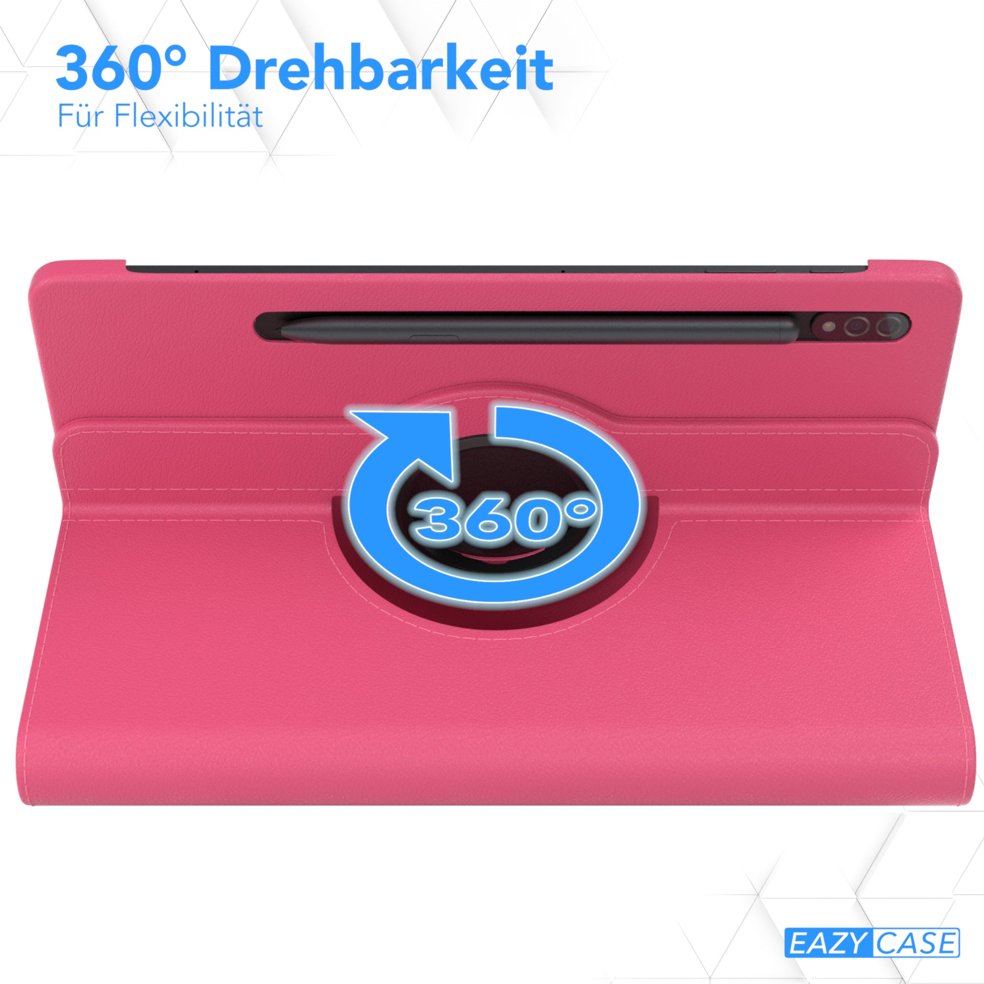 Samsung Galaxy Tab S7 drehbare Tablethülle mit 360 Grad Rotation 
