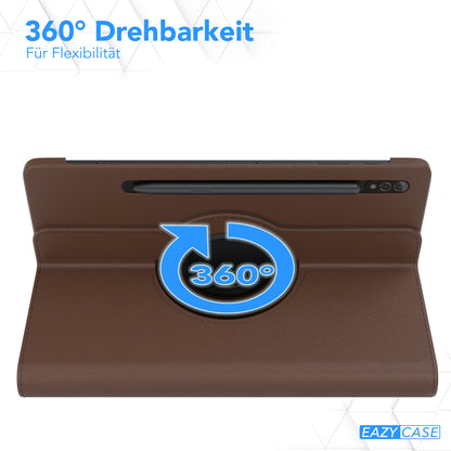 Samsung Galaxy Tab S7 drehbare Tablethülle mit 360 Grad Rotation 