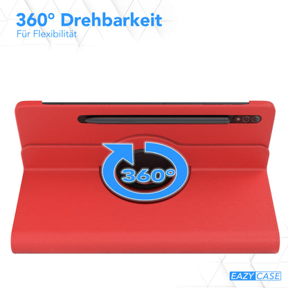 Samsung Galaxy Tab S7 drehbare Tablethülle mit 360 Grad Rotation 