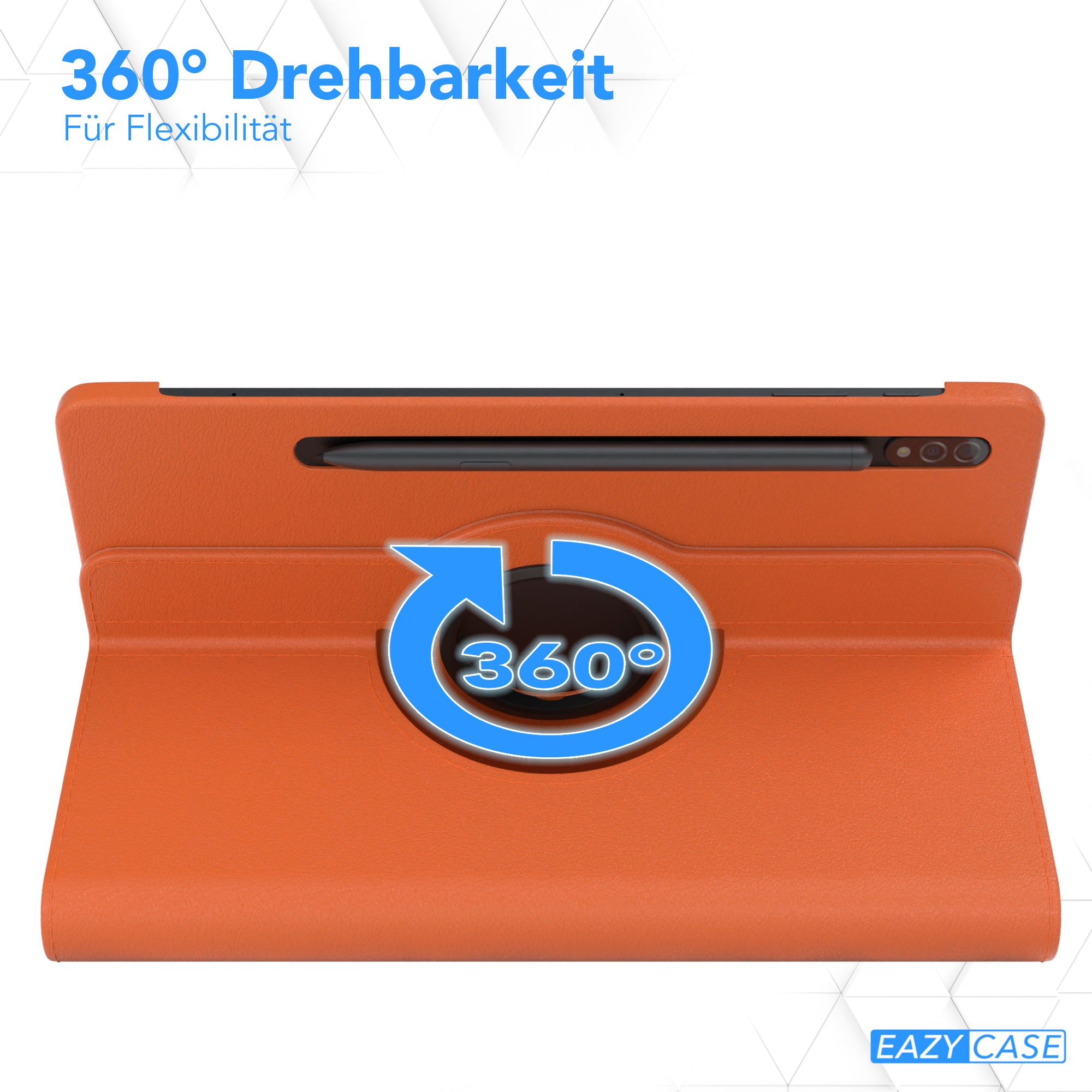 Samsung Galaxy Tab S7 drehbare Tablethülle mit 360 Grad Rotation 