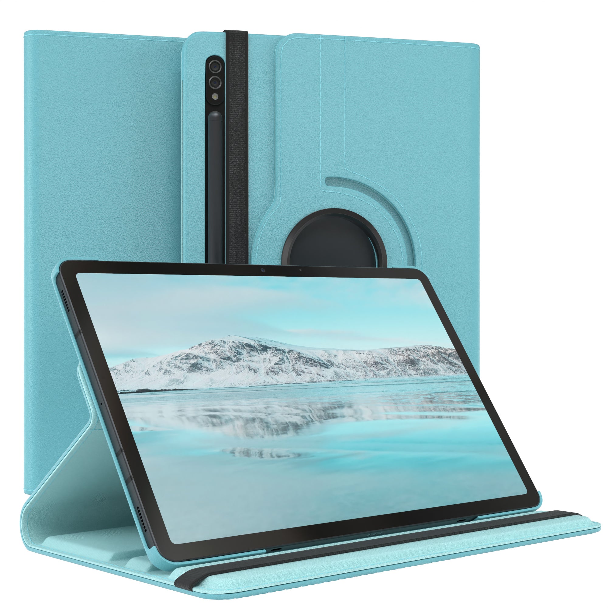 Samsung Galaxy Tab S7 drehbare Tablethülle mit 360 Grad Rotation 