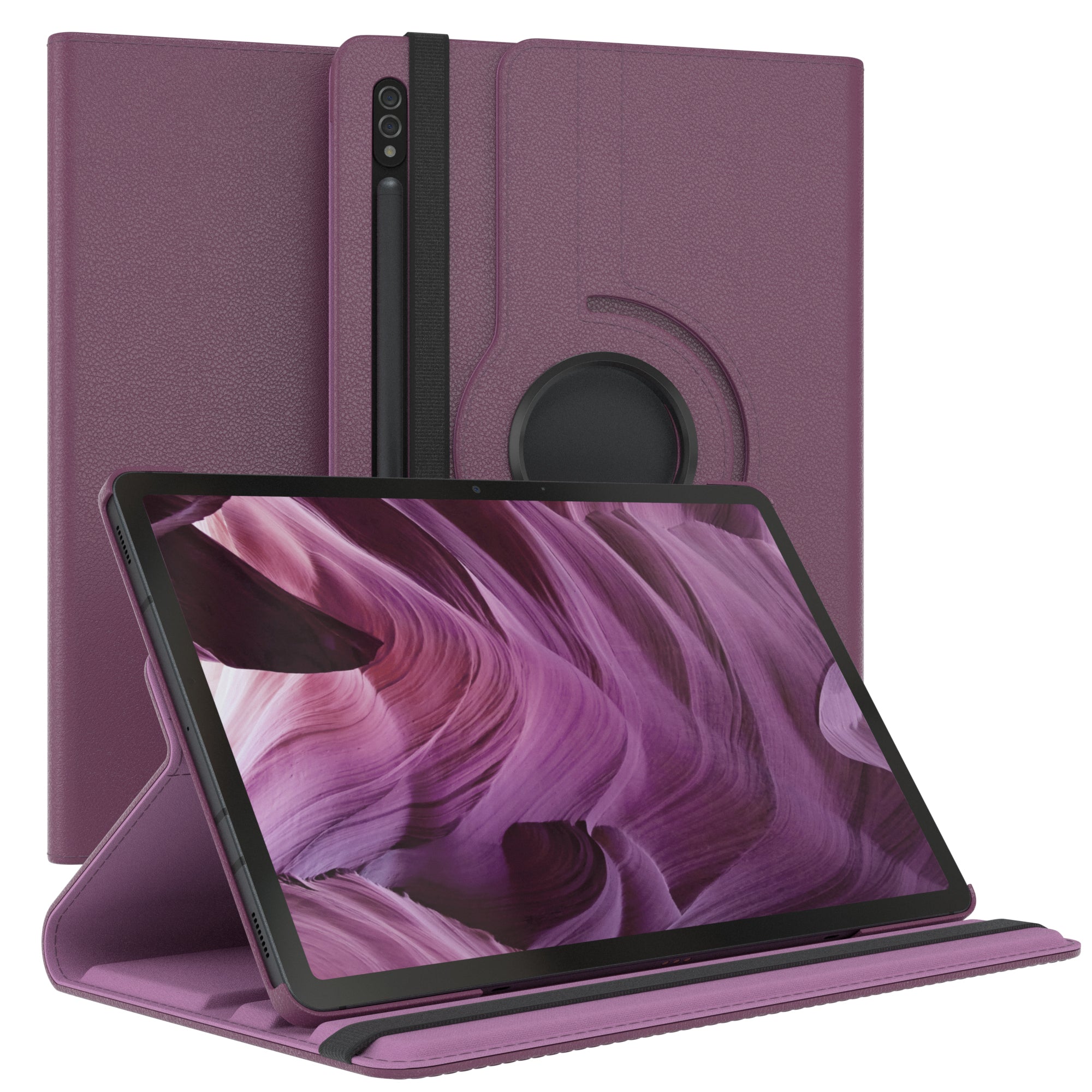 Samsung Galaxy Tab S7 drehbare Tablethülle mit 360 Grad Rotation 