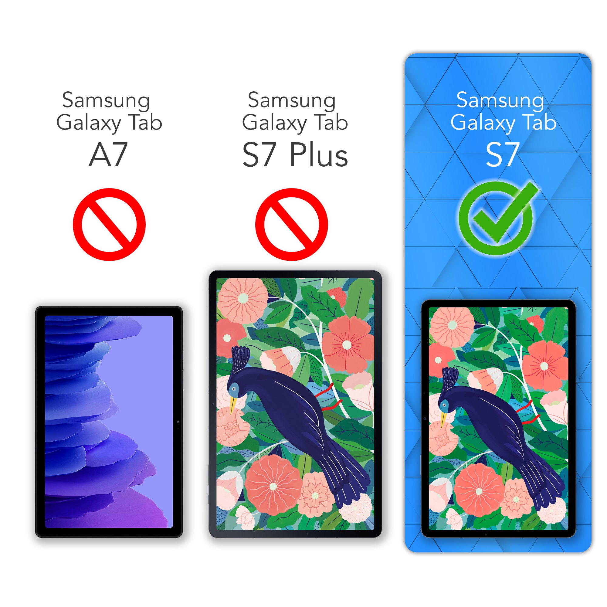 Samsung Galaxy Tab S7 drehbare Tablethülle mit 360 Grad Rotation 