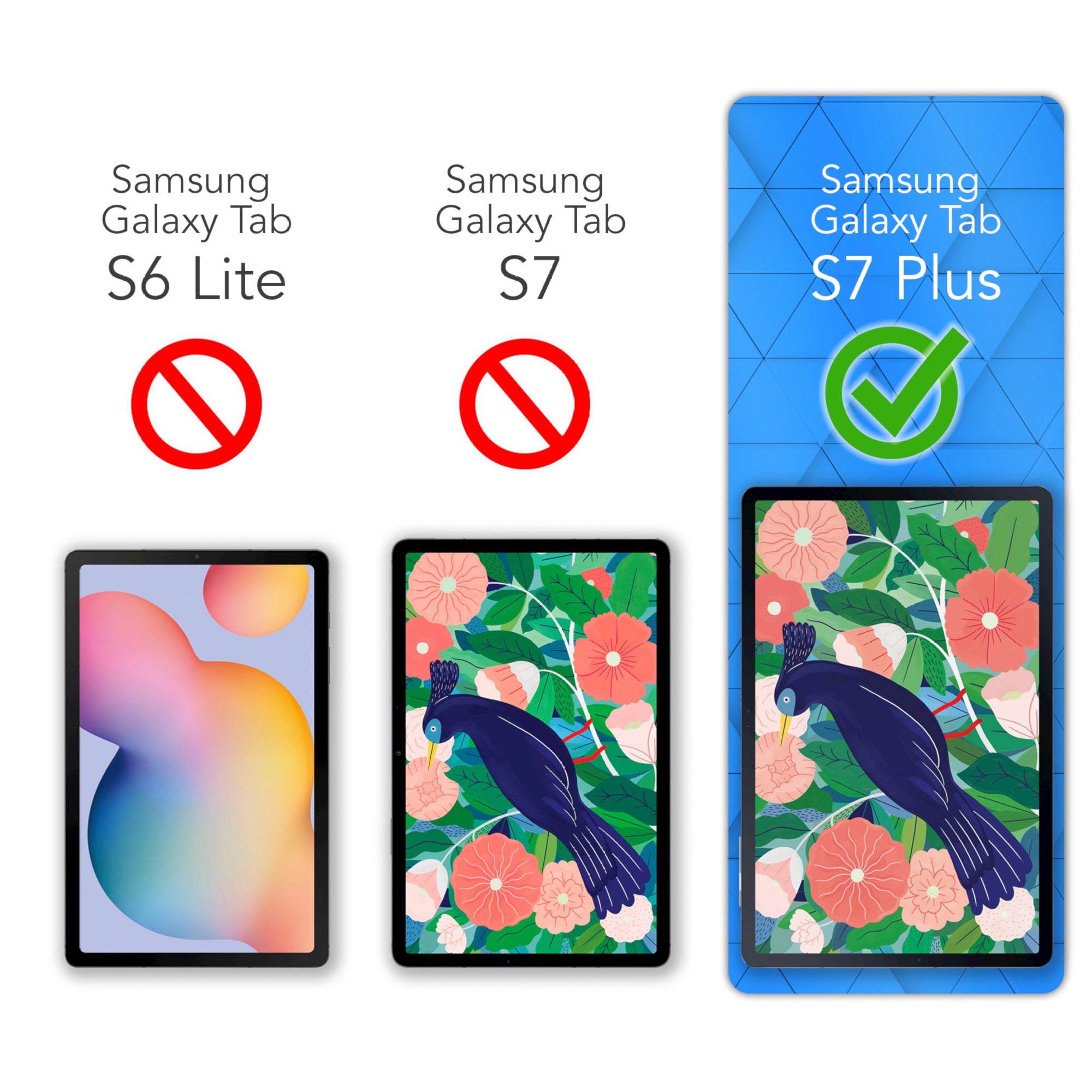 Galaxy Tab S7 Plus / 5G Glasfolie
