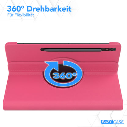 Samsung Galaxy Tab S7 Plus drehbare Tablethülle 360 Grad Rotation Ständerfunktion 