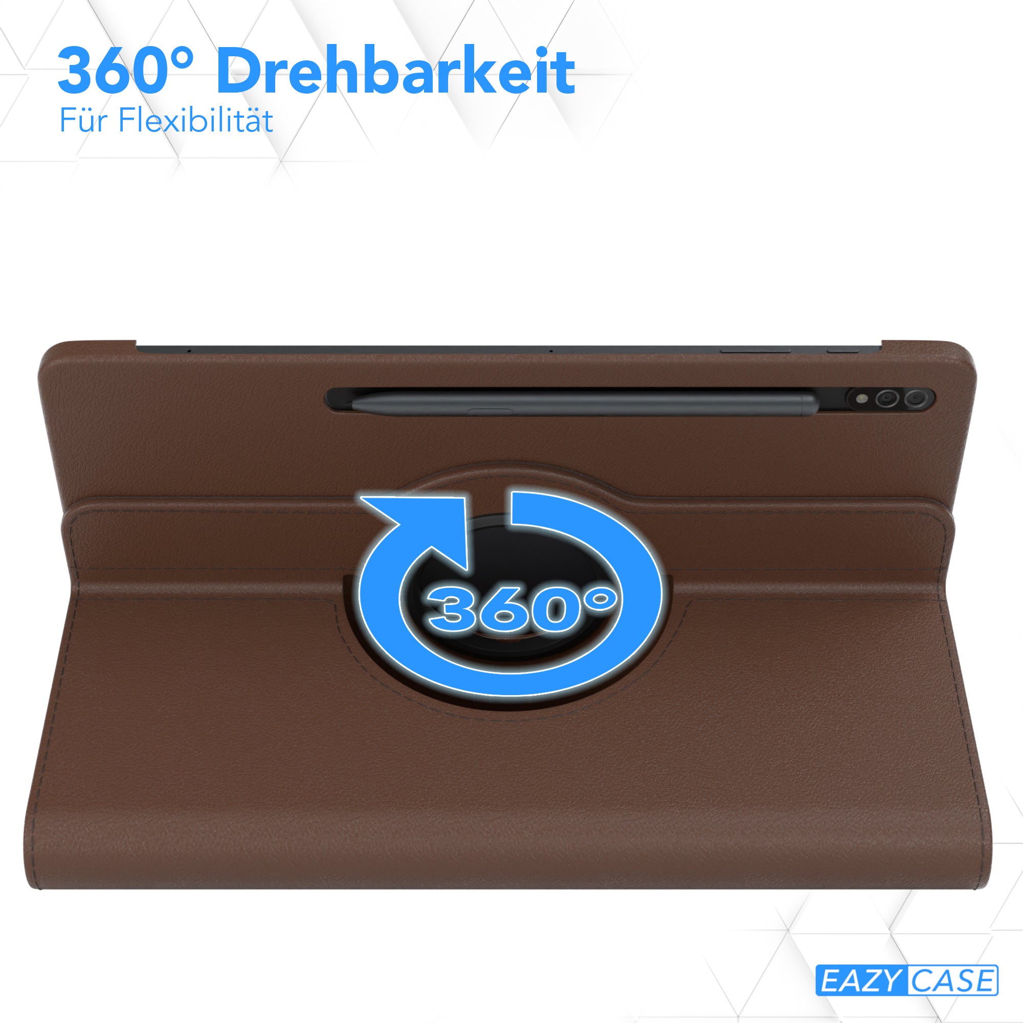Samsung Galaxy Tab S7 Plus drehbare Tablethülle 360 Grad Rotation Ständerfunktion 