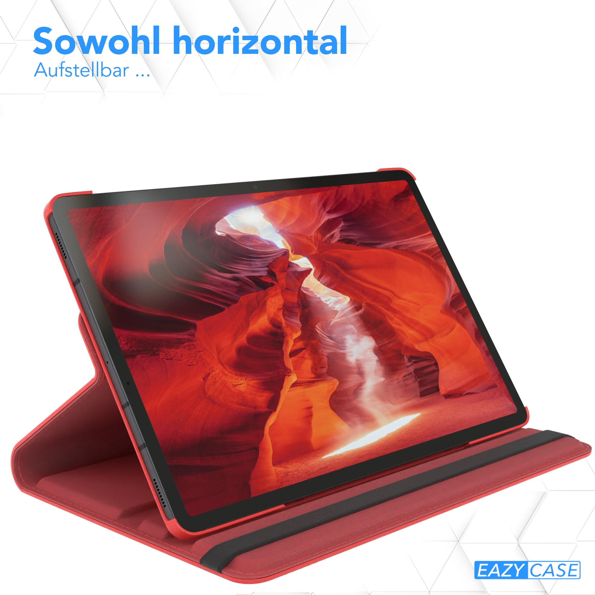 Samsung Galaxy Tab S7 Plus drehbare Tablethülle 360 Grad Rotation Ständerfunktion 