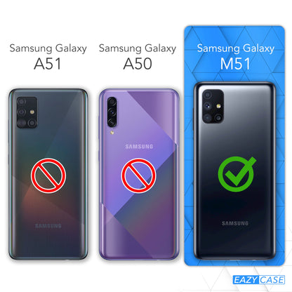 Galaxy M51 transparente Hülle + Kordel
