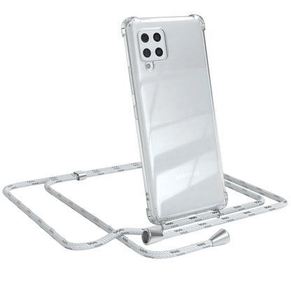 Galaxy A42 5G transparente Hülle + Kordel