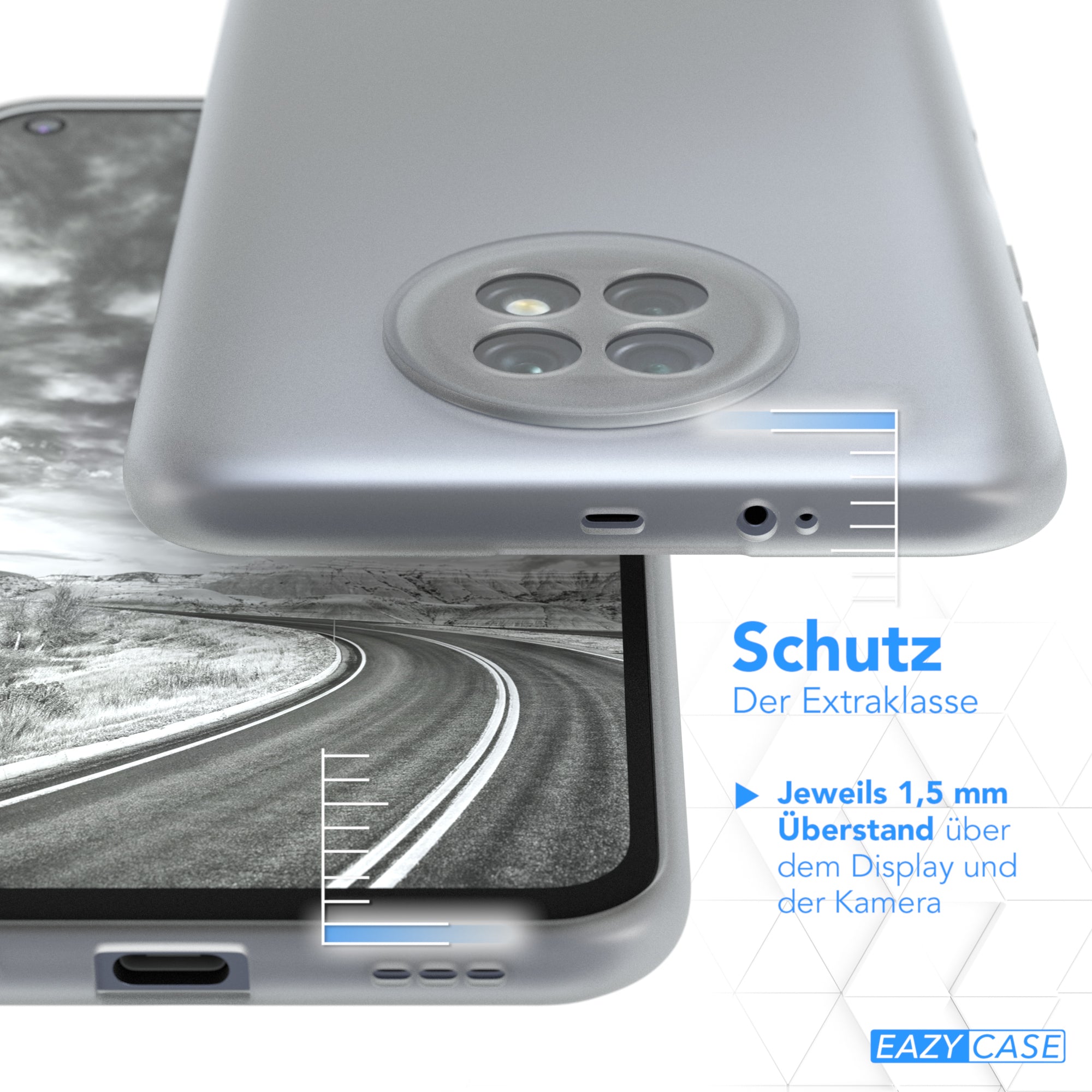 Xiaomi Redmi Note 9T ultradünnes Slimcover aus TPU