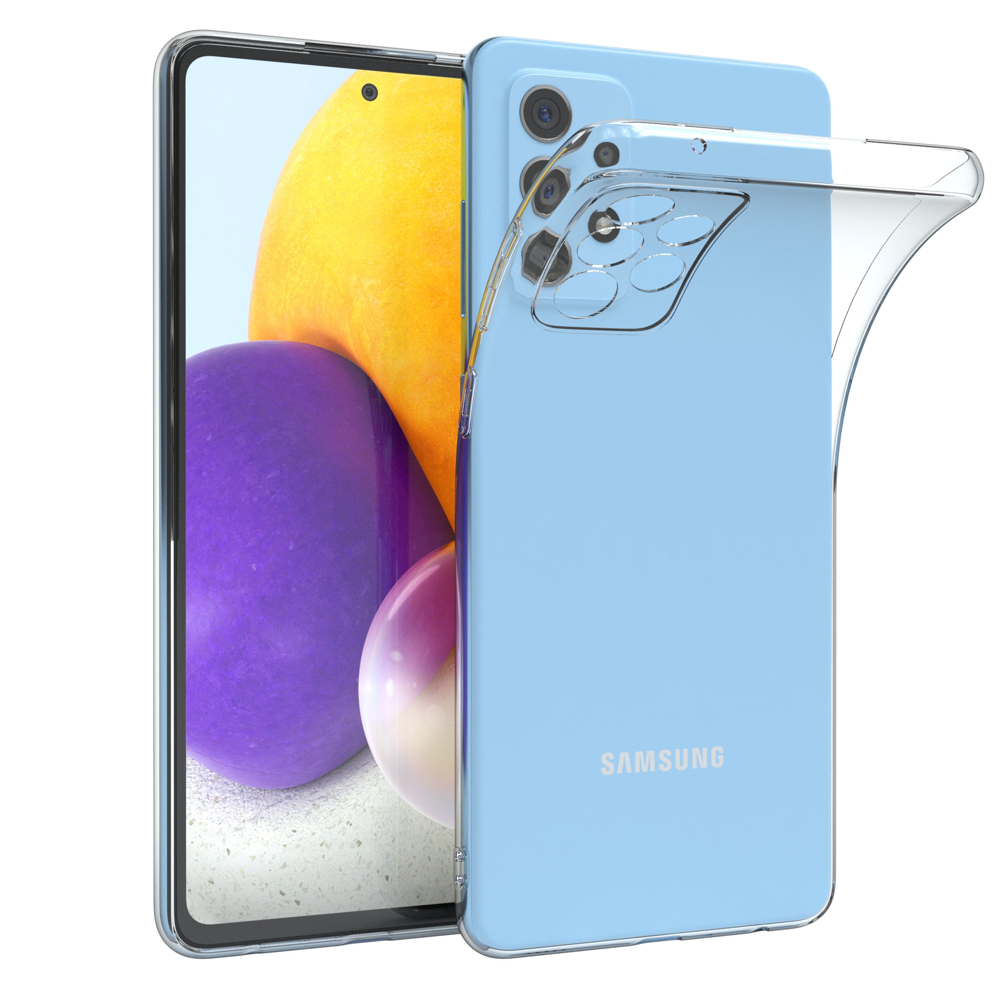 Galaxy A72 / A72 5G transparentes Slimcover