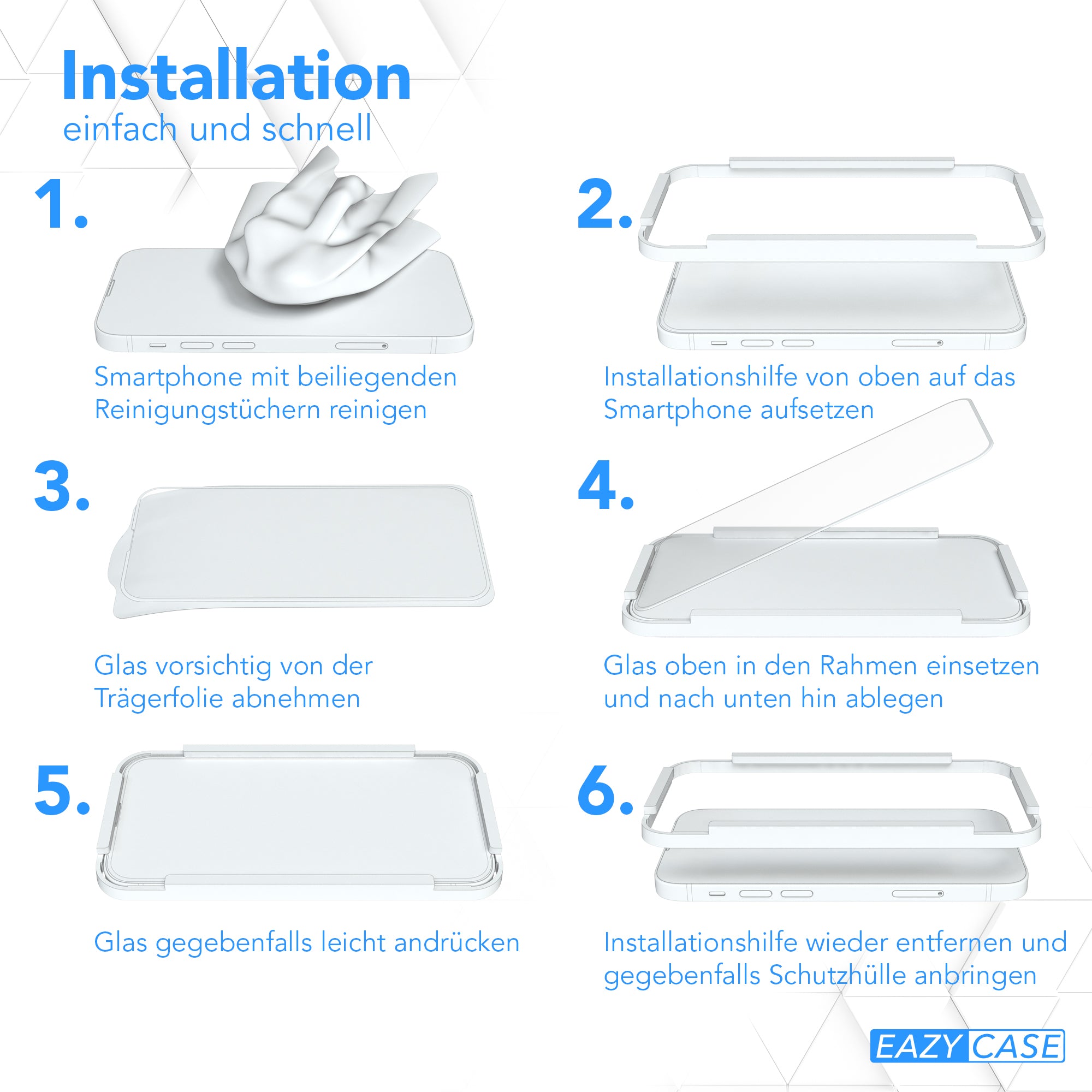 2x iPhone 13 Mini Glasfolie