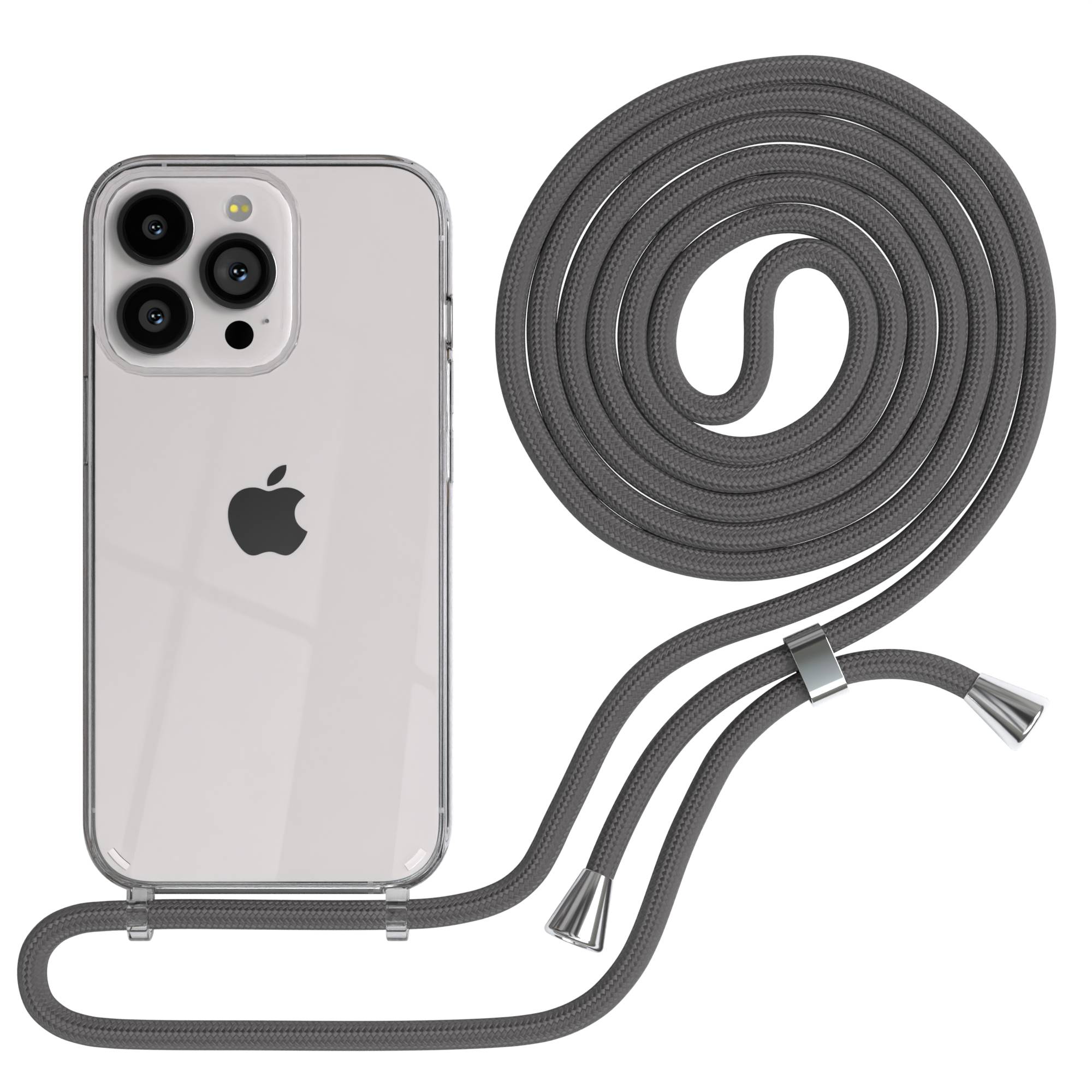 iPhone 13 Pro transparente Hülle + Kordel