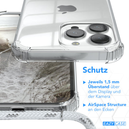 iPhone 13 Pro transparente Hülle + Kordel