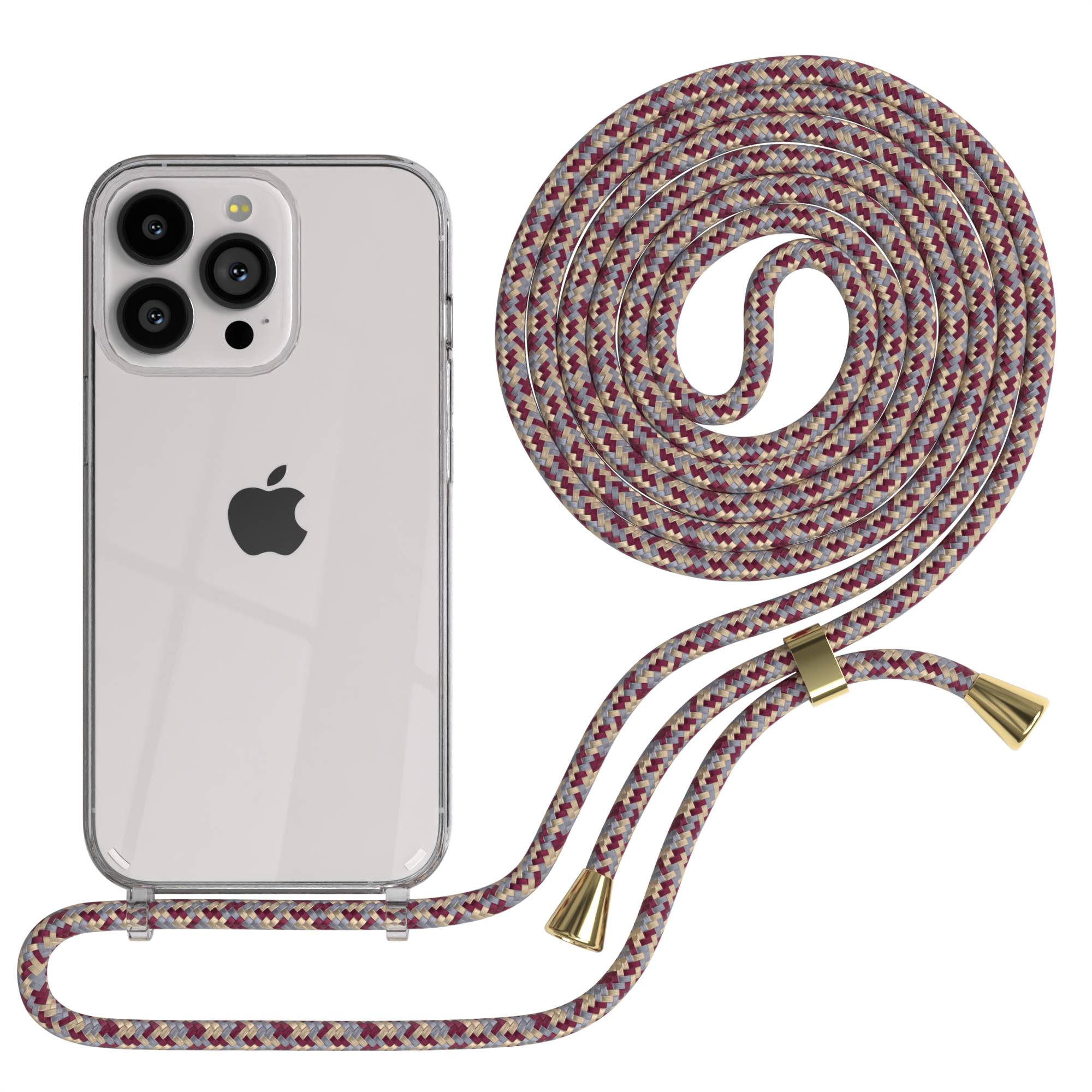 iPhone 13 Pro transparente Hülle + Kordel