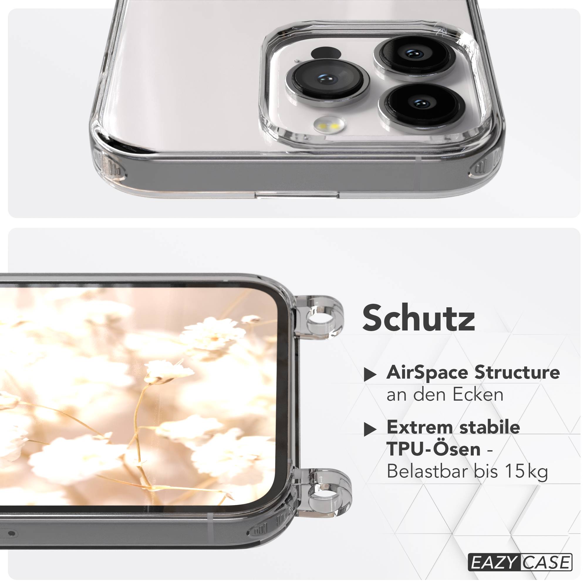 iPhone 13 Pro transparente Hülle + Kordel